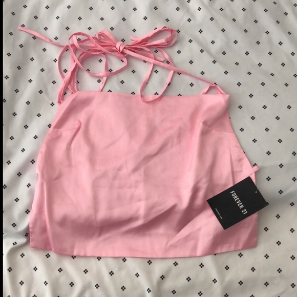 -NWT- Forever21 Tie-back cropped cami - Picture 3 of 4